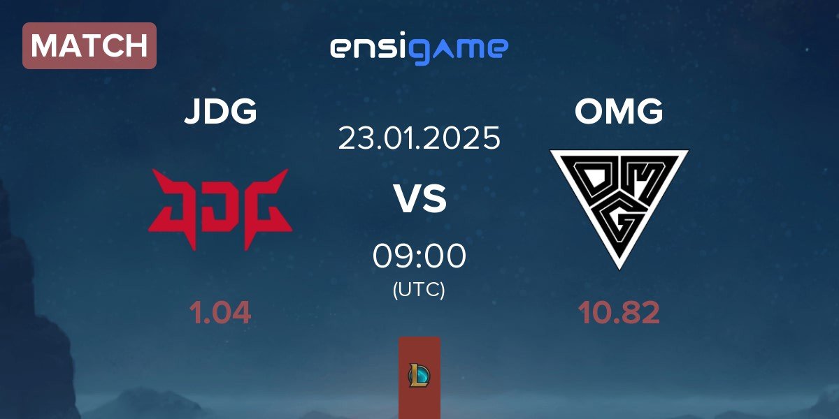 Match JD Gaming JDG vs Oh My God OMG | 23.01