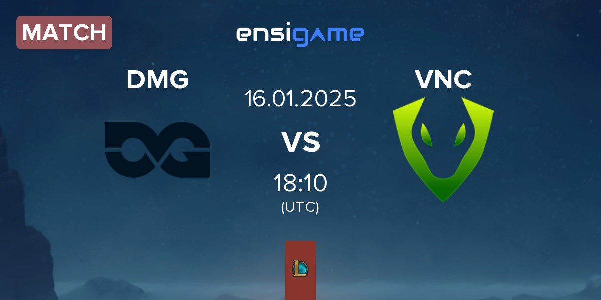 Match DMG Esports DMG vs Venomcrest Esports VNC | 16.01