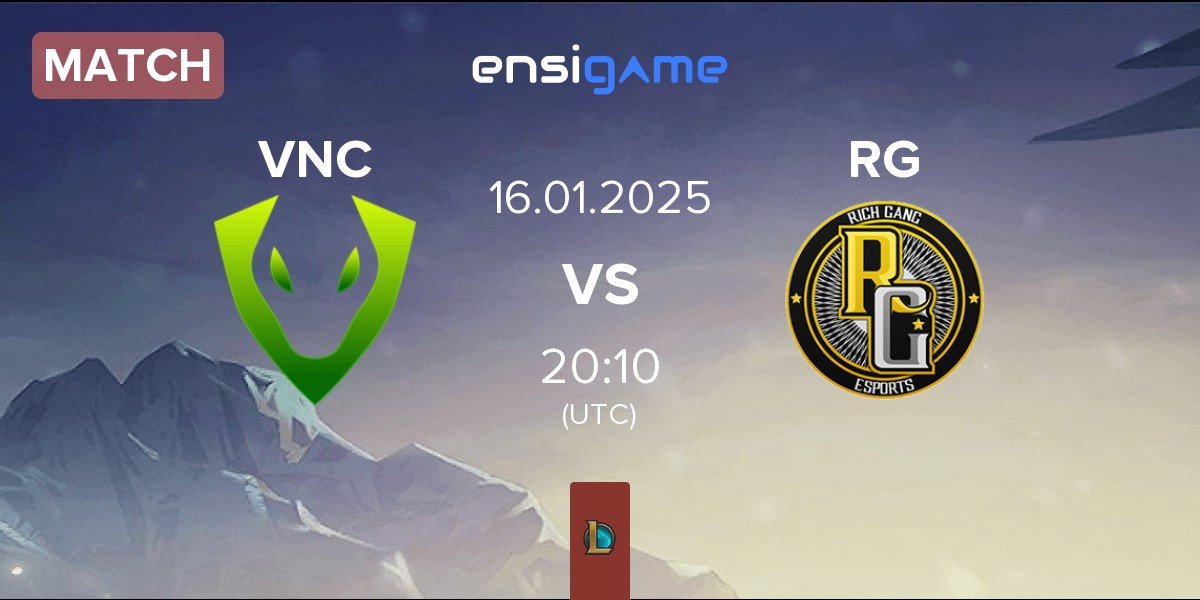 Match Venomcrest Esports VNC vs Rich Gang RG | 16.01