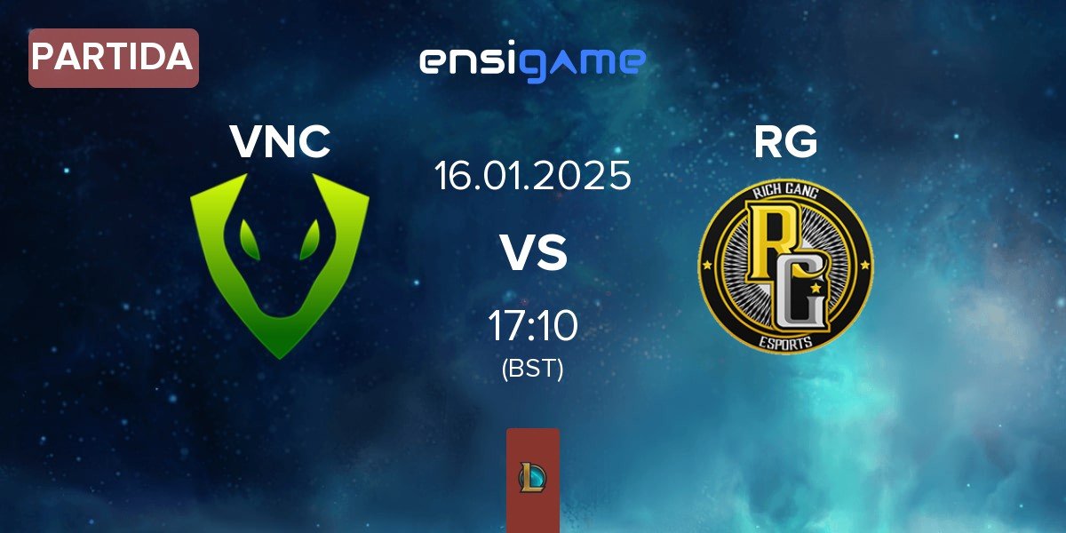 Partida Venomcrest Esports VNC vs Rich Gang RG | 16.01