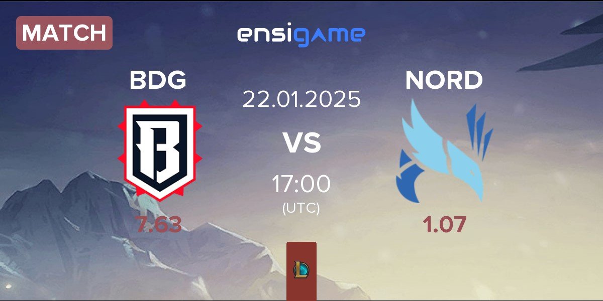 Match Bulldog Esports BDG vs NORD Esports NORD | 22.01