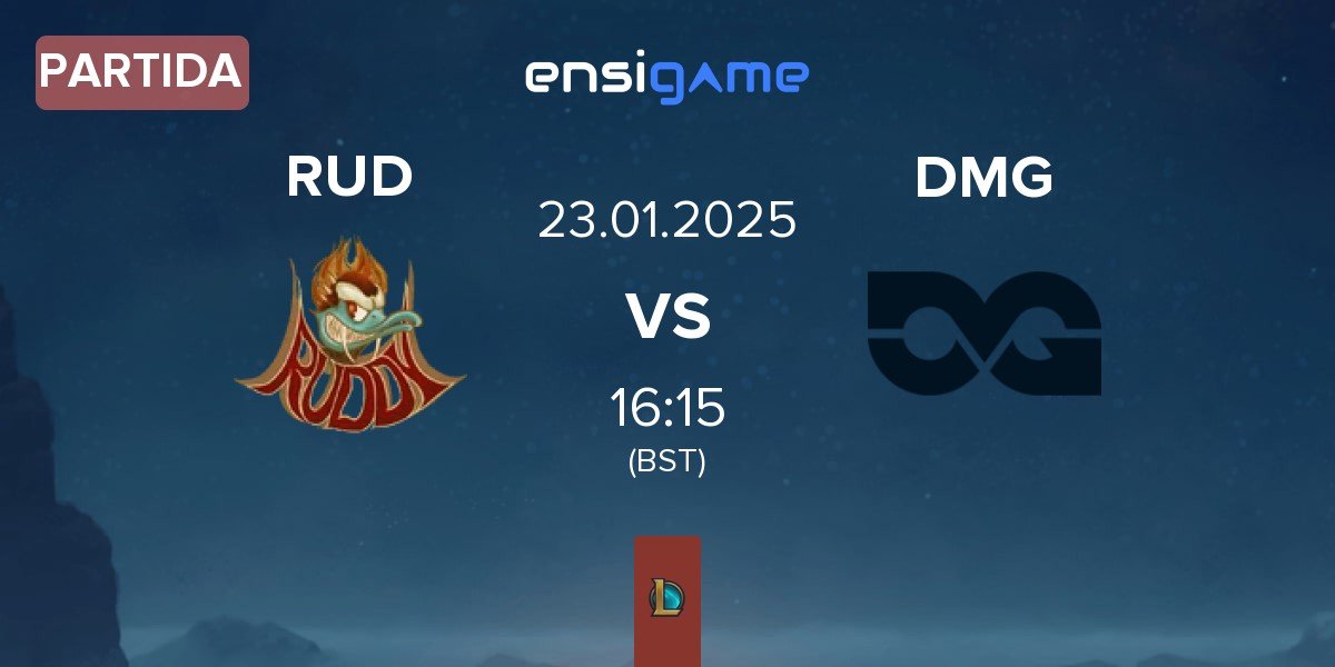 Partida Ruddy Esports RUD vs DMG Esports DMG | 23.01