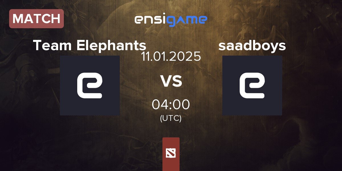 Match Team Elephants vs saadboys | 11.01