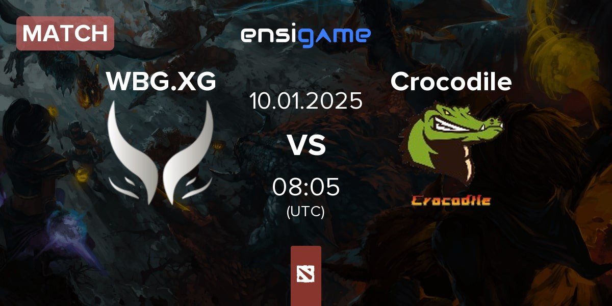 Match Xtreme Gaming WBG.XG vs Crocodile | 10.01