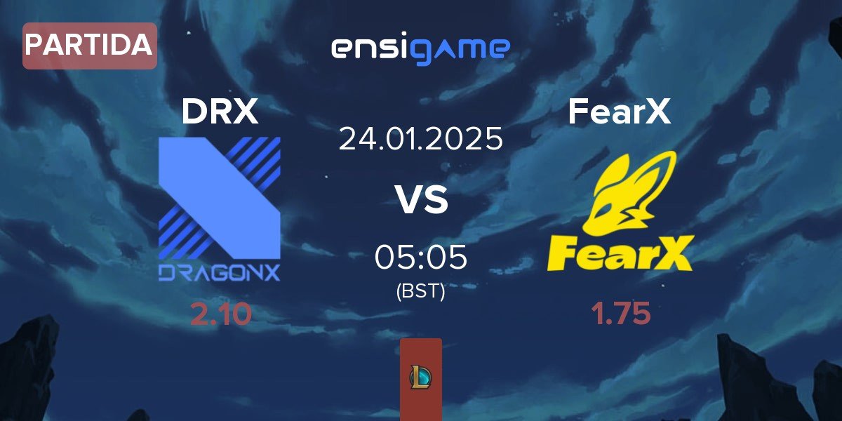 Partida DRX vs BNK FearX FearX | 24.01