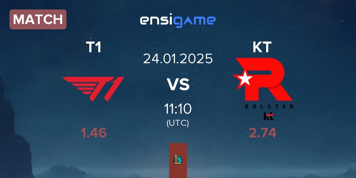 Match T1 vs KT Rolster KT | 24.01