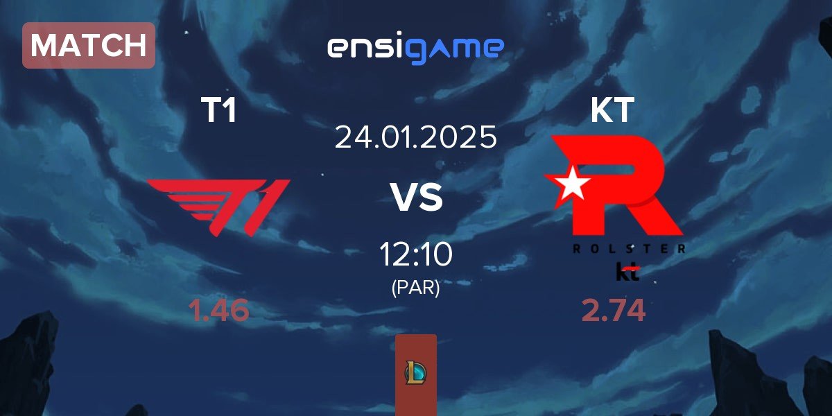 Match T1 vs KT Rolster KT | 24.01