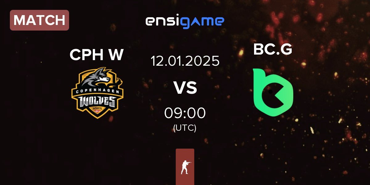 Match Copenhagen Wolves CPH W vs BC.Game Esports BC.G | 12.01