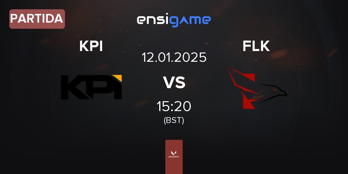 Partida KPI Gaming KPI vs FALKE ESPORTS FLK | 12.01