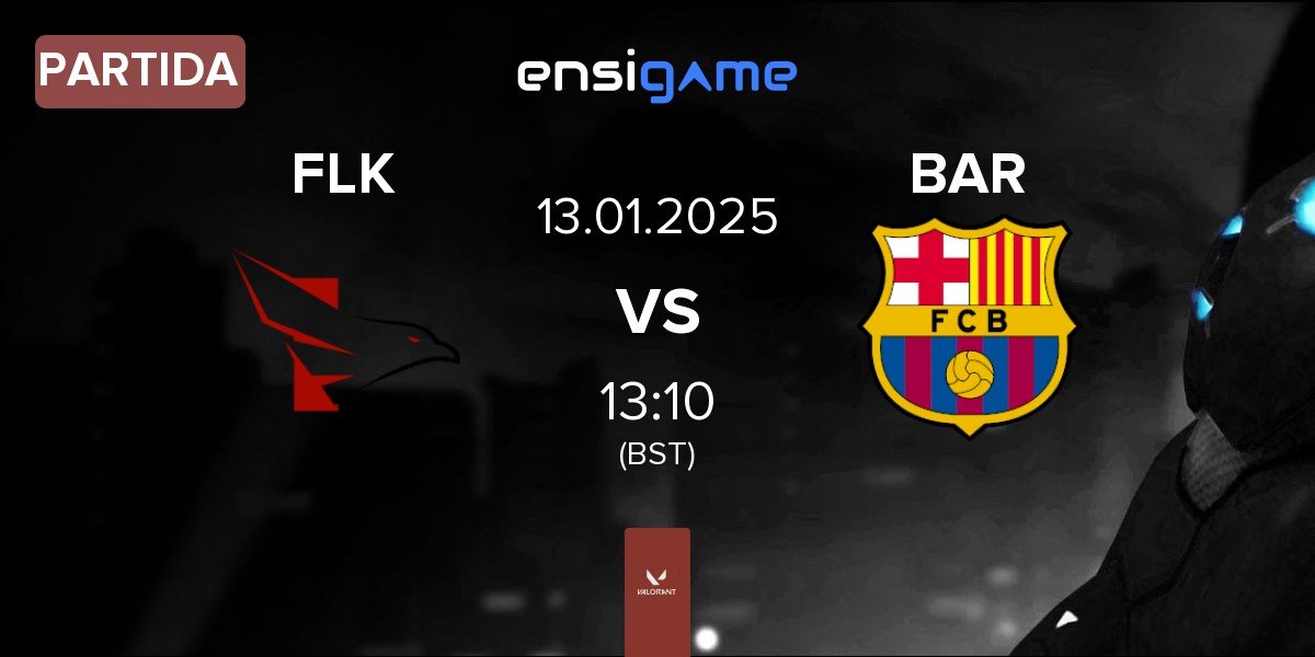 Partida FALKE ESPORTS FLK vs Barça eSports BAR | 13.01