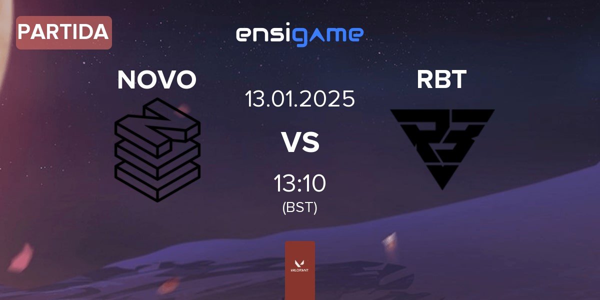 Partida NOVO Esports NOVO vs Ramboot Club RBT | 13.01