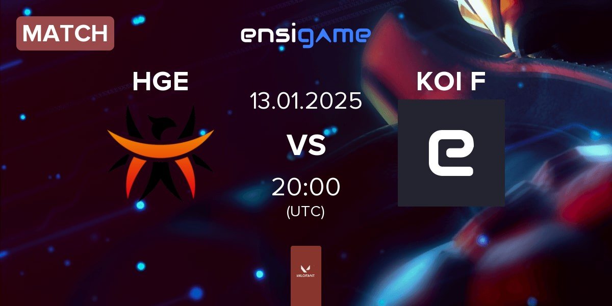 Match Happy Game Esport HGE vs KOI Fénix KOI F | 13.01