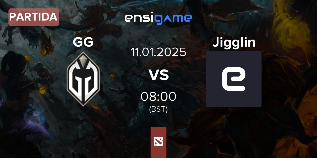 Partida Gaimin Gladiators GG vs Jigglin | 11.01