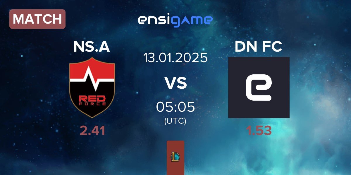 Match Nongshim Esports Academy NS.A vs DN Freecs Challengers DN FC | 13.01