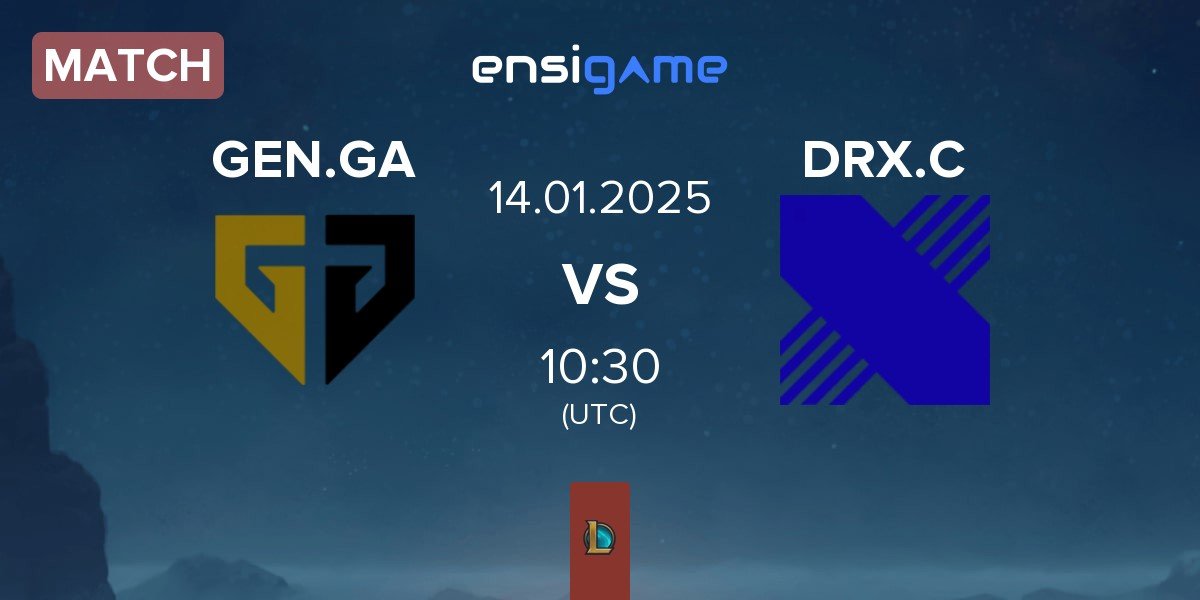 Match Gen.G Global Academy GEN.GA vs DRX Challengers DRX.C | 14.01