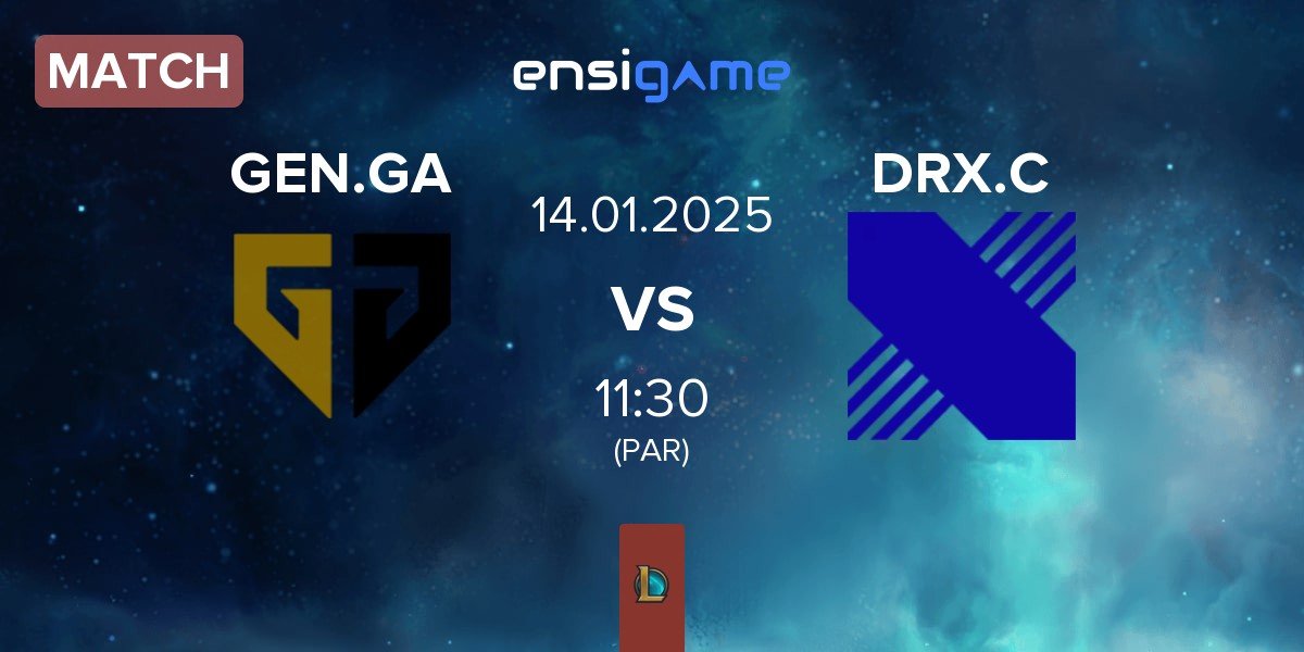 Match Gen.G Global Academy GEN.GA vs DRX Challengers DRX.C | 14.01