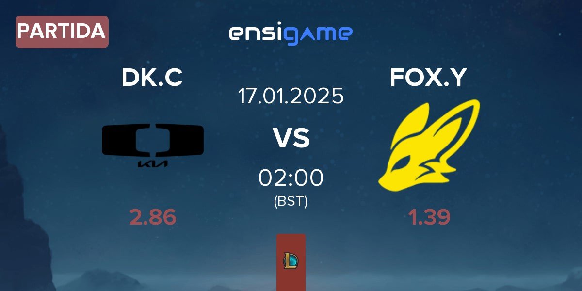 Partida Dplus KIA Challengers DK.C vs BNK FearX Youth FOX.Y | 17.01