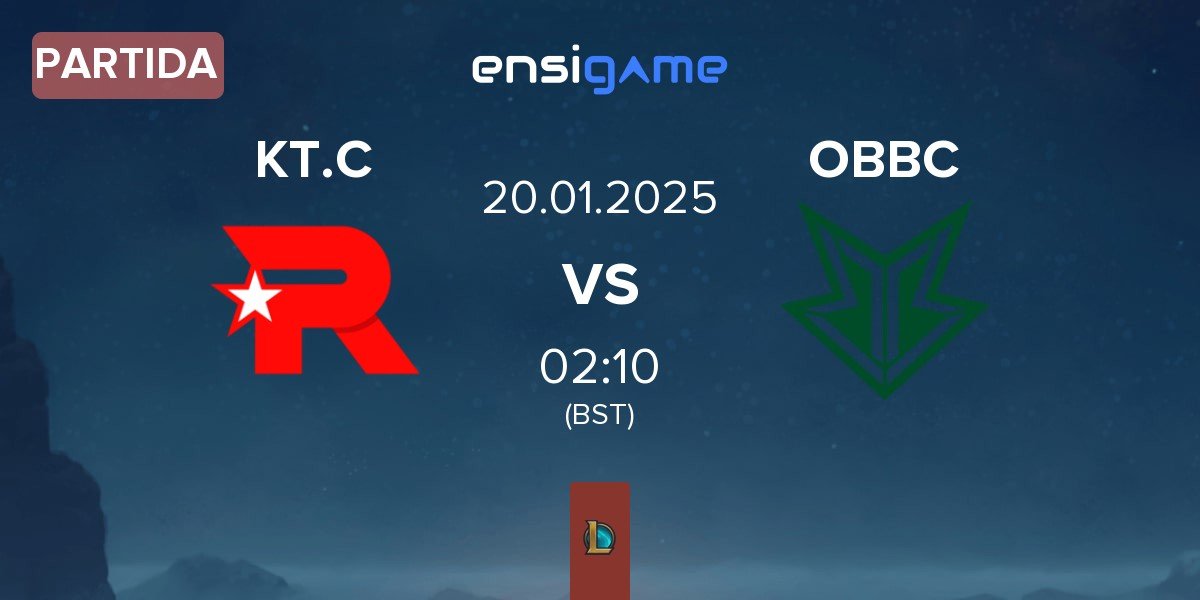 Partida KT Rolster Challengers KT.C vs OKSavingsBank BRION Challengers OBBC | 20.01