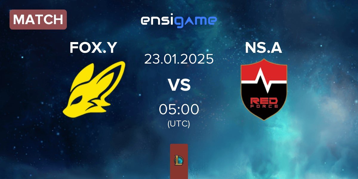 Match BNK FearX Youth FOX.Y vs Nongshim Esports Academy NS.A | 23.01