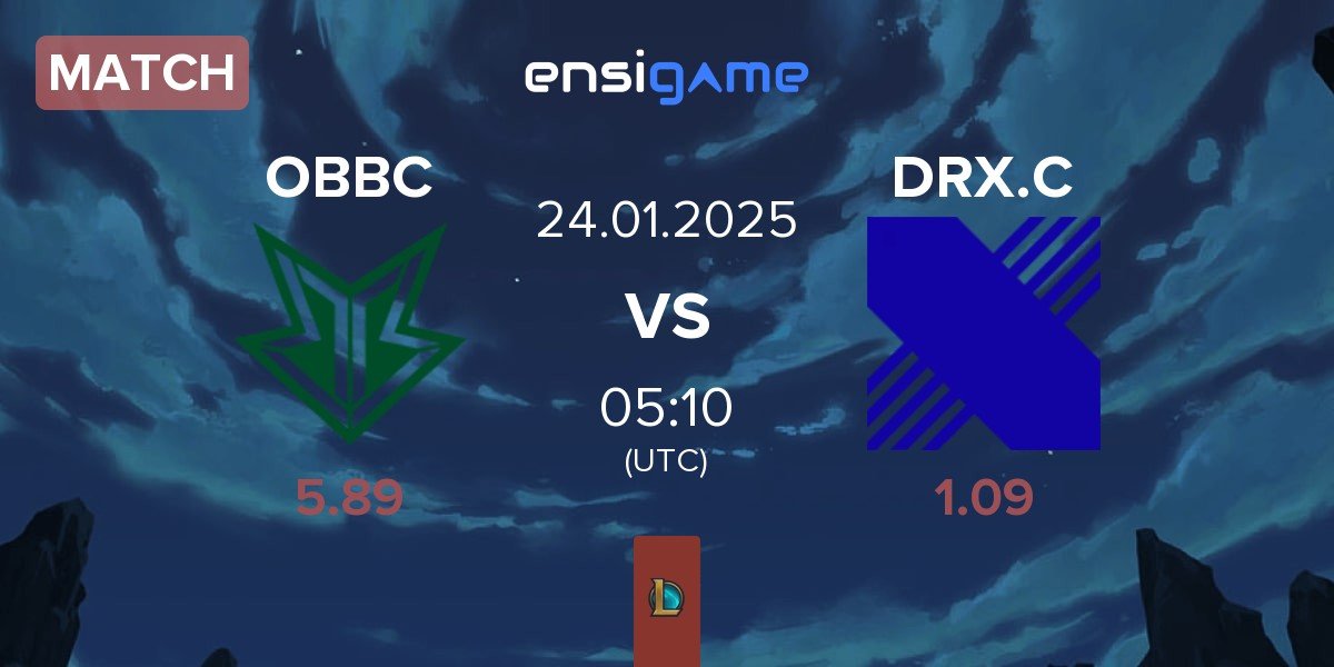 Match OKSavingsBank BRION Challengers OBBC vs DRX Challengers DRX.C | 24.01