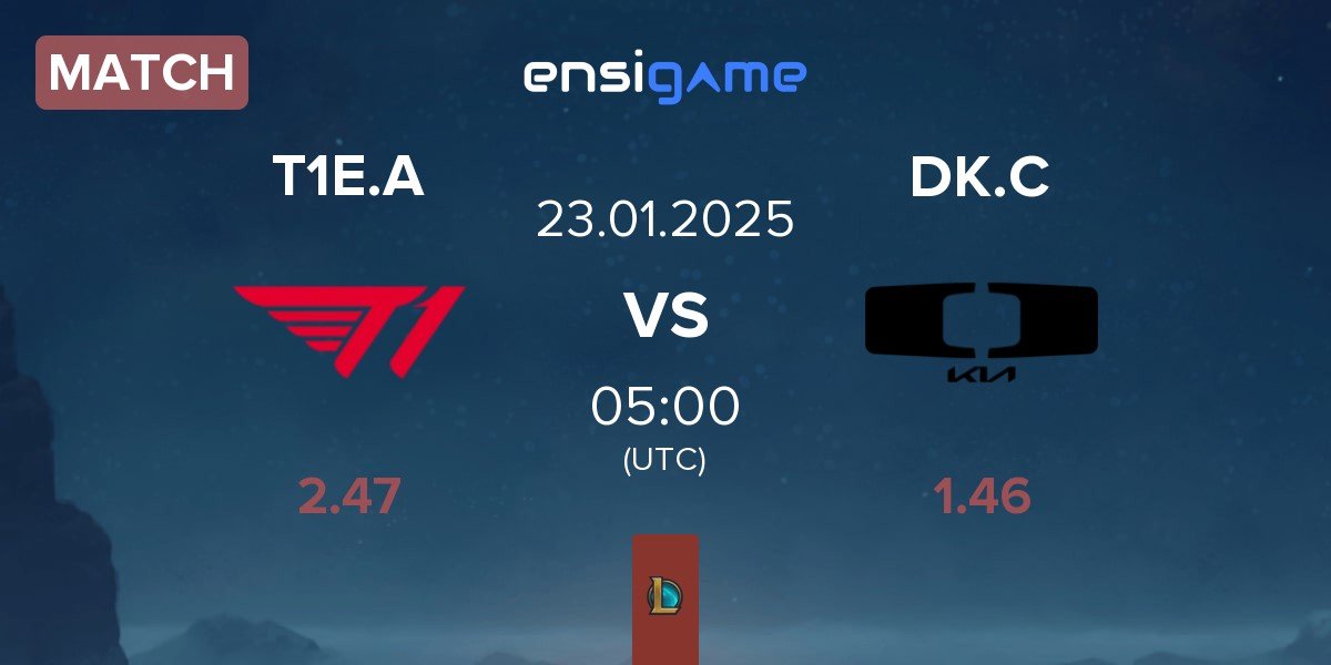 Match T1 Esports Academy T1E.A vs Dplus KIA Challengers DK.C | 23.01