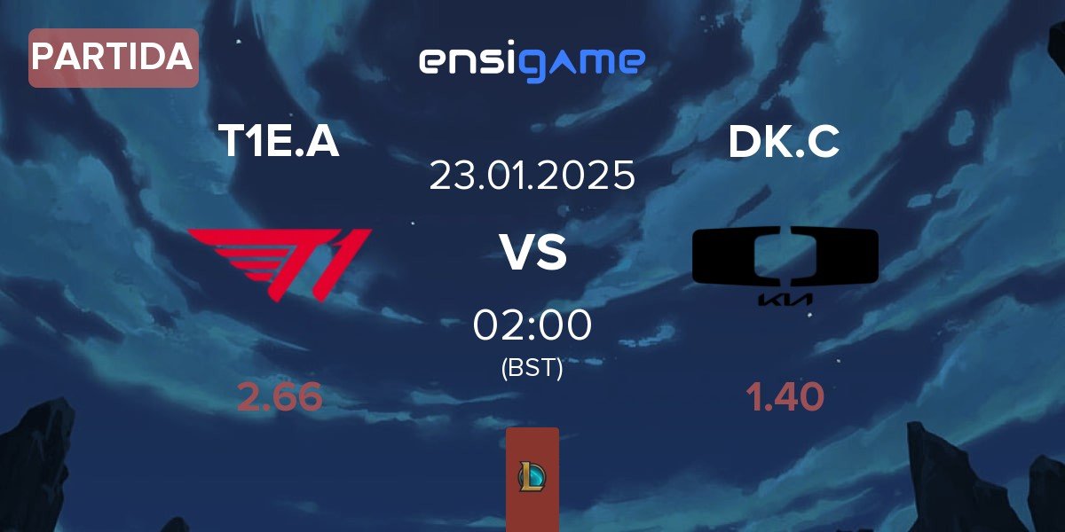 Partida T1 Esports Academy T1E.A vs Dplus KIA Challengers DK.C | 23.01