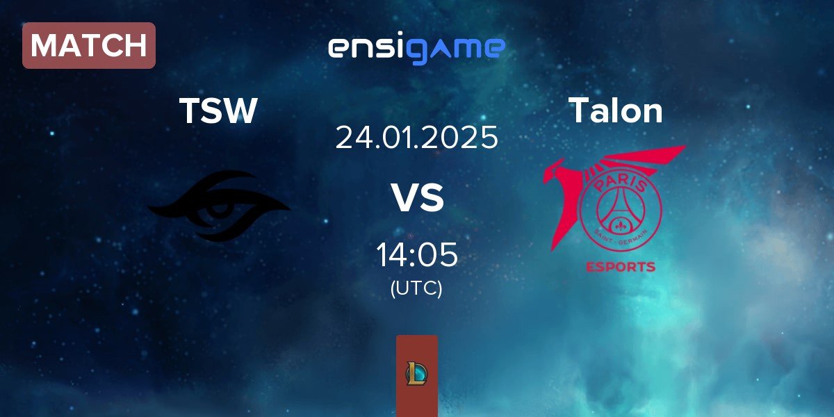 Match Team Secret Whales TSW vs Talon | 24.01