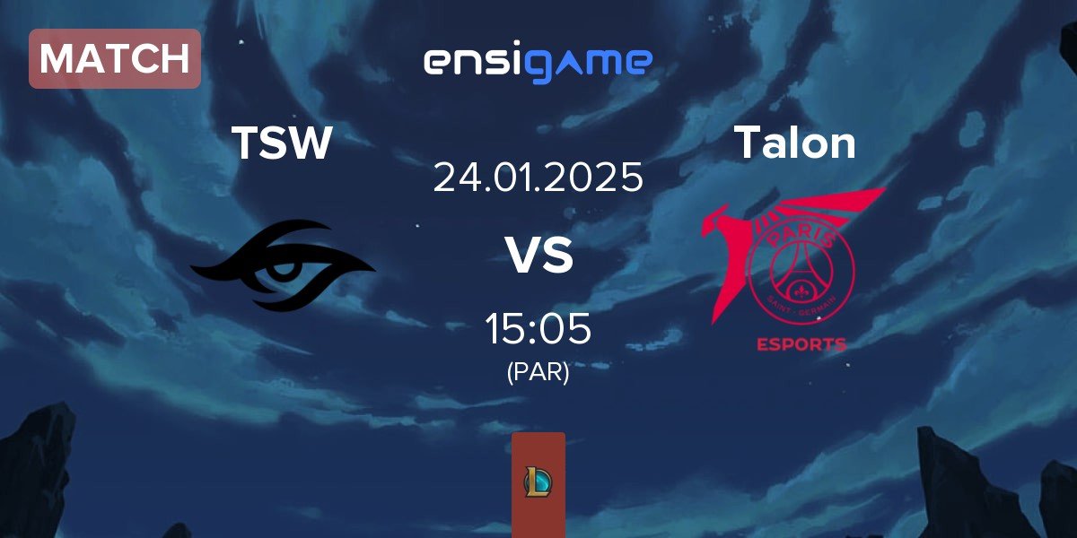 Match Team Secret Whales TSW vs Talon | 24.01