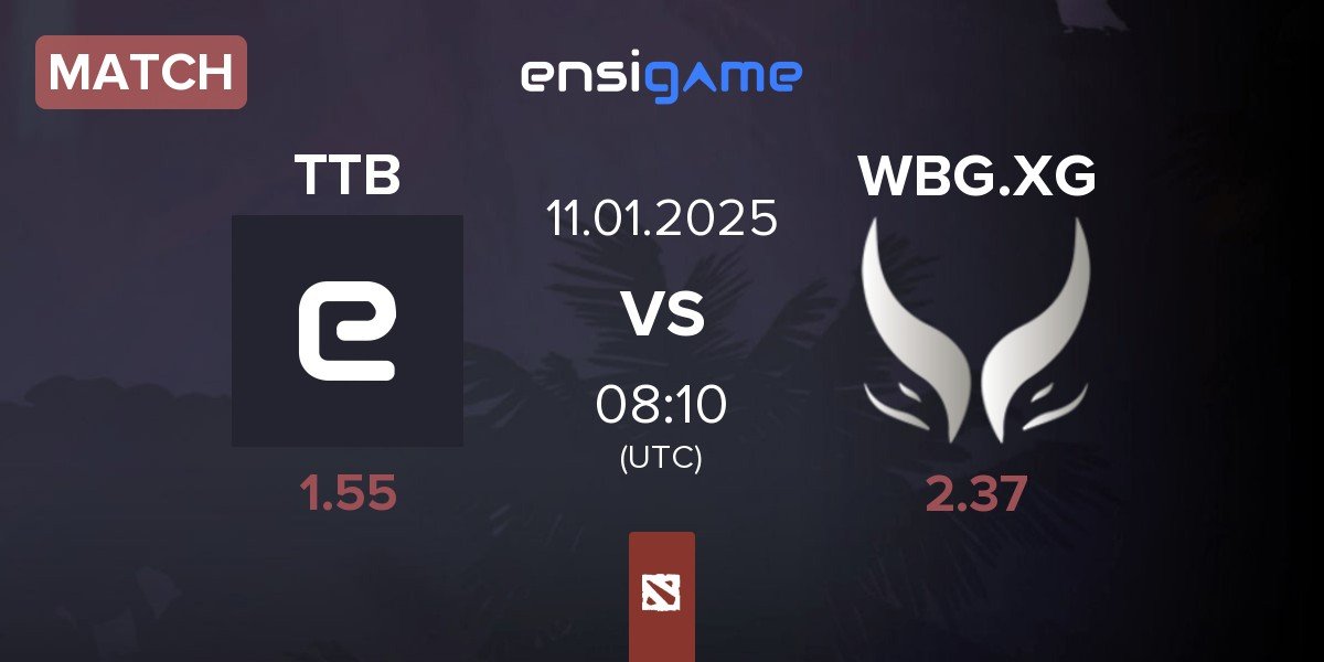 Match Team TideBound TTB vs Xtreme Gaming WBG.XG | 11.01