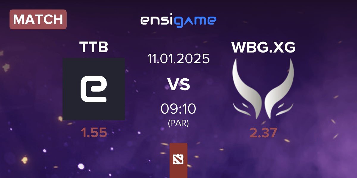 Match Team TideBound TTB vs Xtreme Gaming WBG.XG | 11.01