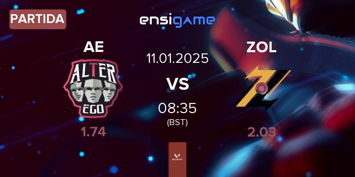 Partida Alter Ego AE vs ZOL Esports ZOL | 11.01