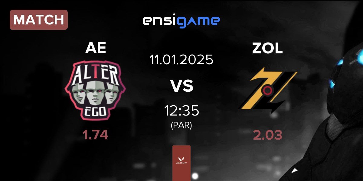 Match Alter Ego AE vs ZOL Esports ZOL | 11.01