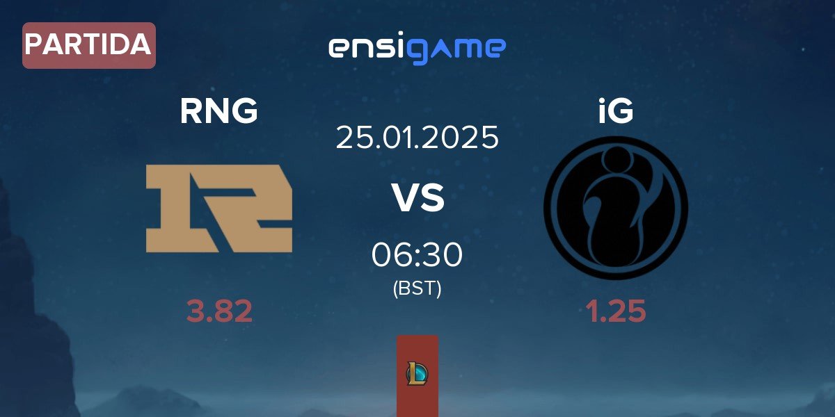 Partida Royal Never Give Up RNG vs Invictus Gaming iG | 25.01