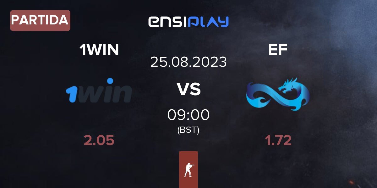 Partida 1WIN vs Eternal Fire EF | 25.08