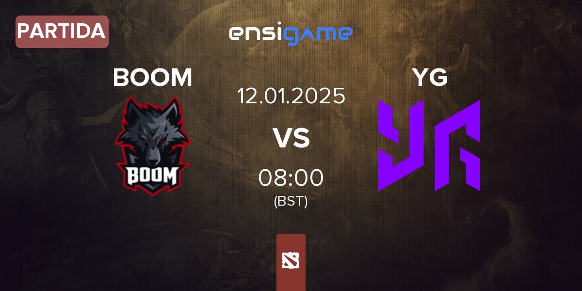 Partida BOOM Esports BOOM vs Yangon Galacticos YG | 12.01