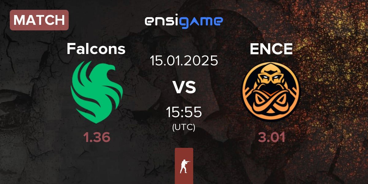 Match Team Falcons Falcons vs ENCE | 15.01