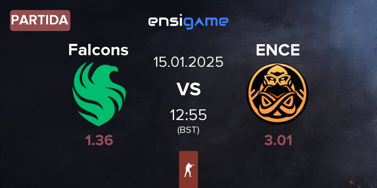 Partida Team Falcons Falcons vs ENCE | 15.01