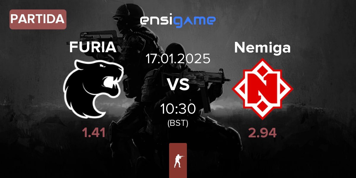 Partida FURIA Esports FURIA vs Nemiga Gaming Nemiga | 17.01