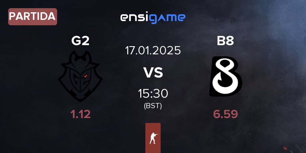 Partida G2 Esports G2 vs B8 | 17.01