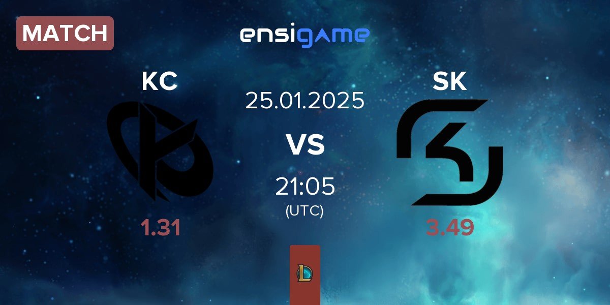 Match Karmine Corp KC vs SK Gaming SK | 25.01