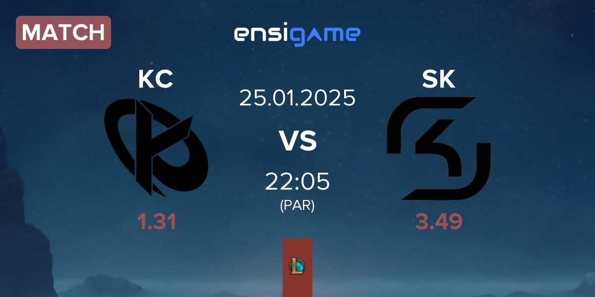 Match Karmine Corp KC vs SK Gaming SK | 25.01