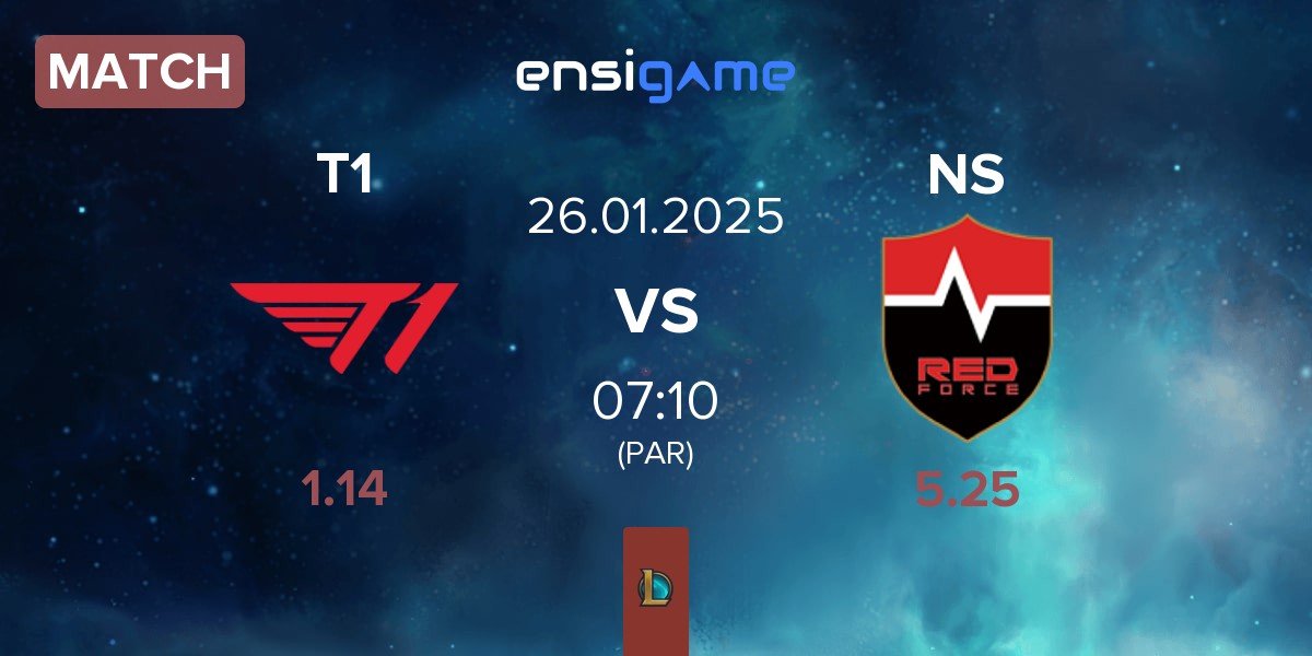 Match T1 vs Nongshim RedForce NS | 26.01