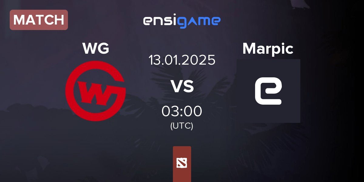 Match Wildcard Gaming WG vs Marpic Esports Marpic | 13.01