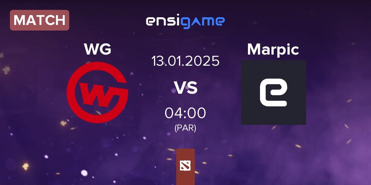 Match Wildcard Gaming WG vs Marpic Esports Marpic | 13.01