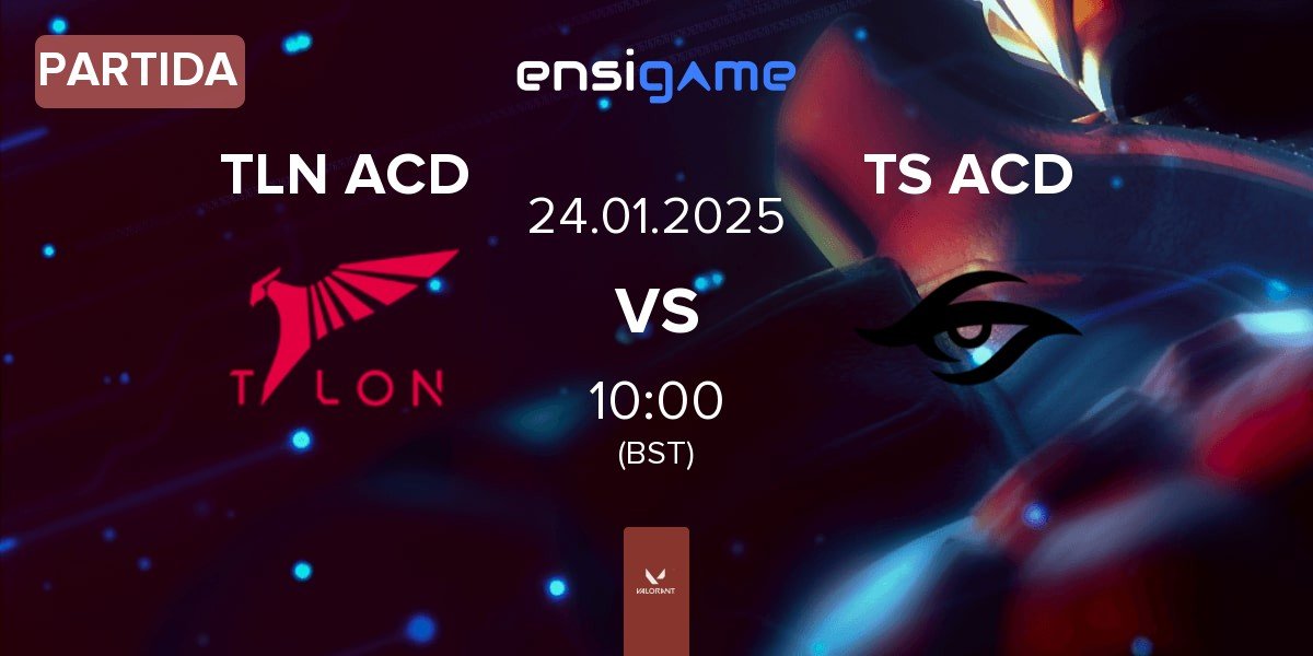 Partida TALON Academy TLN ACD vs Team Secret Academy TS ACD | 24.01