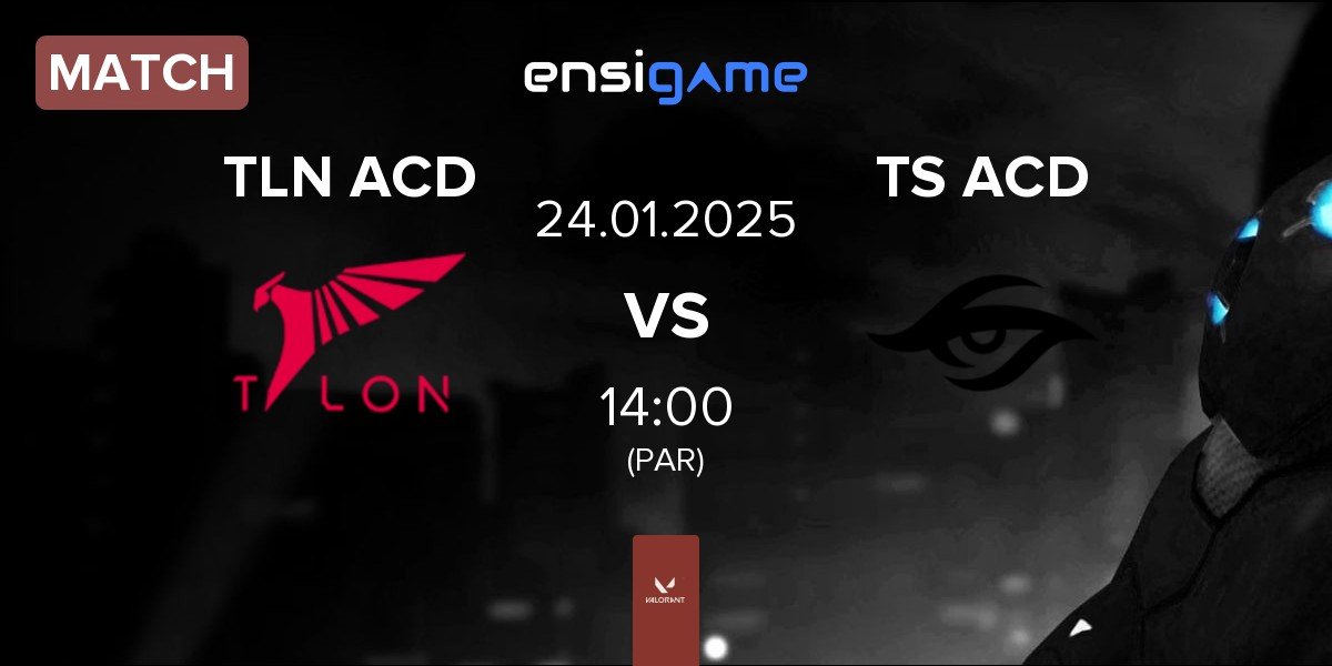 Match TALON Academy TLN ACD vs Team Secret Academy TS ACD | 24.01