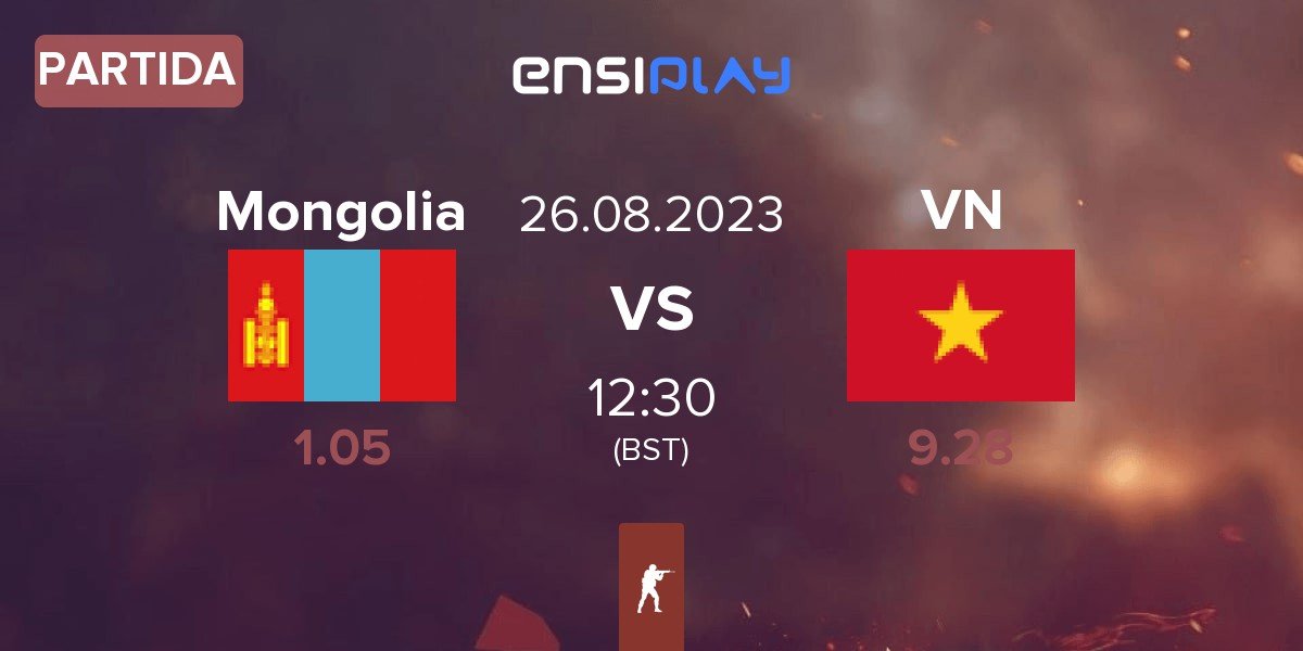 Partida Mongolia MNG vs Vietnam VNM | 26.08