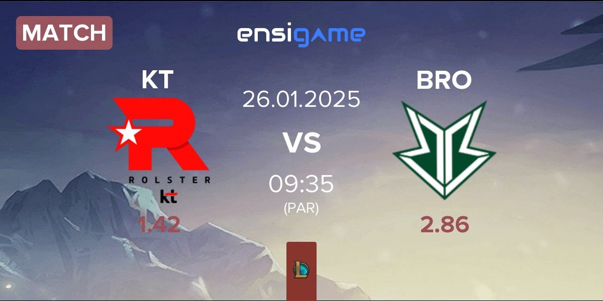 Match KT Rolster KT vs OKSavingsBank BRION BRO | 26.01