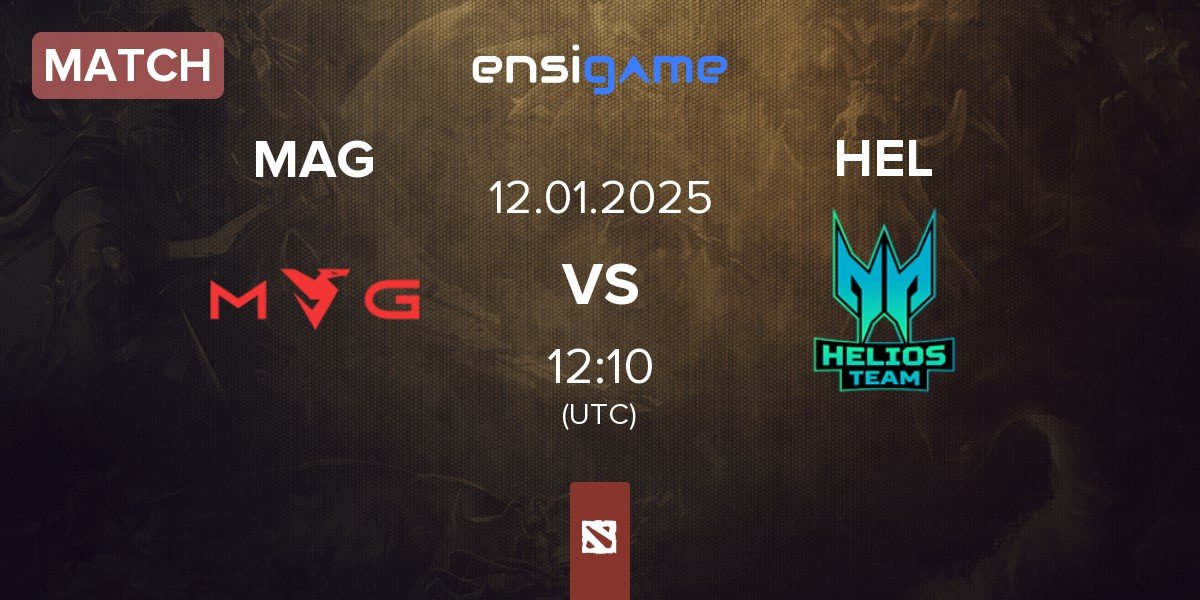 Match Myth Avenue Gaming MAG vs Team Helios HEL | 12.01