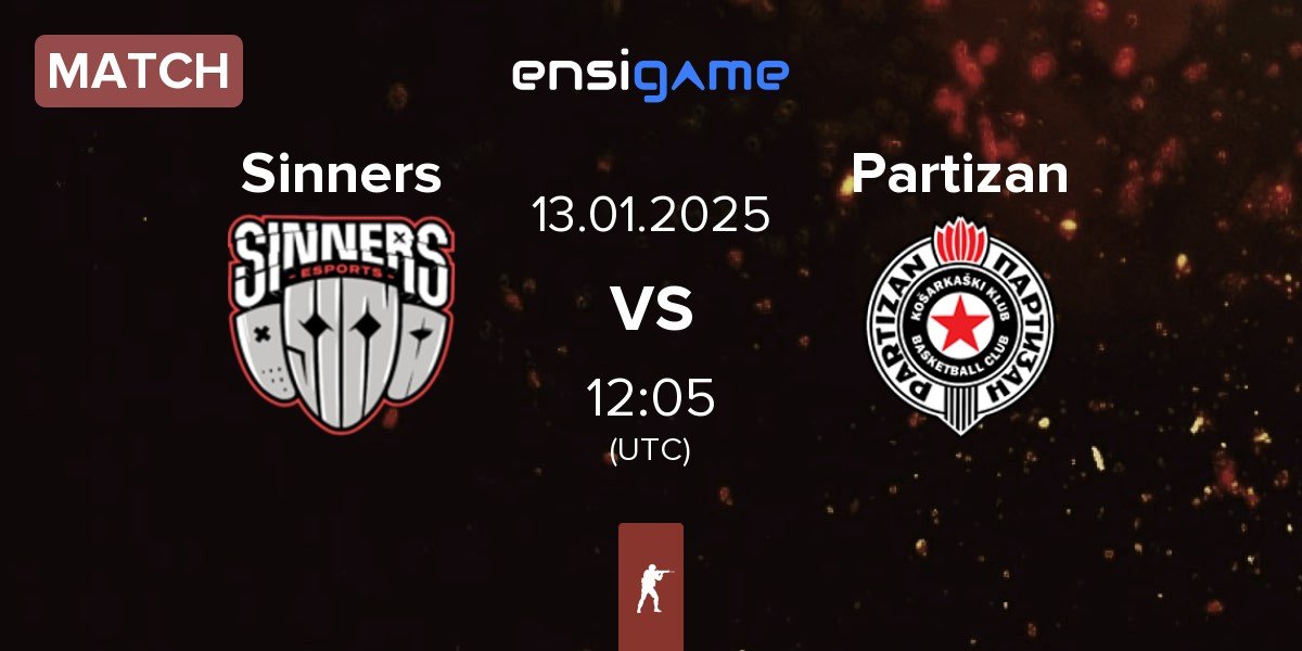 Match Sinners Esports Sinners vs Partizan | 13.01